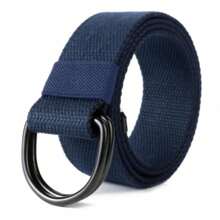 Tactical Canvas Men Belt High Quality Unisex Double D-Ring Buckle Waistband Casual Canvas Female Belt Fabric For Jeans Suitable For Teen Summer Casual Outdoor Athletic Or Vacation Travel Or Graduation Gifts Or Birthday Dress Accessories Or Daily Wear
