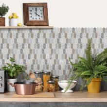 1/10 Pcs Modern Hexagon Peel And Stick Backsplash Tile - DIY Kitchen And Bathroom Wall Tiles, Waterproof Self-Adhesive Mosaic Tile Sticker - Various Colors Available, Decal, Wall Sticker, Vinyl Home Decor Sticker, Refresh Your Home With Spring Decor Items, Rama Decorative Sticker