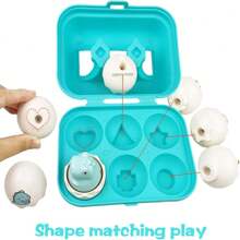 复活节彩蛋礼品和孵化恐龙蛋，蒙特梭利早期学习分类和匹配玩具，适合男孩女孩复活节篮子填充礼物派对礼品（随机包装部分）教育配对游戏