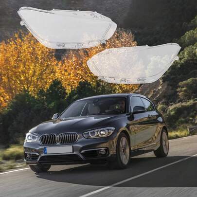 kangten Headlight Lens Cover For 2015-2019 BMW 1 Series F20/F21 Left+Right Driver&Passenger Side