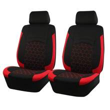 2件装汽车座椅套，前排座椅，兼容安全气囊，通用型座垫，汽车配件，新款足球绗缝设计，女士款式，汽车配件 - 均碼 - 查看 7