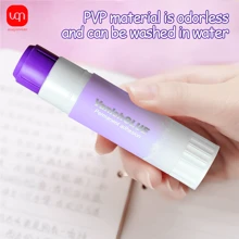 WUQIANNIAN 2/4/8/12 piezas Pegamento en barra de color lila degradado altamente atractivo, sin rastro, gel suave, pegamento viscoso de alta calidad de 9g, 15g, 21g, recubrimiento instantáneo y pegajoso, artículos de oficina para la temporada de regreso a clases