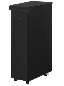 带盖带轮超薄折叠洗衣篮 - 超薄可折叠脏衣篮、大容量脏衣篮、折叠布艺洗衣篮 - 彩色 - 查看 18