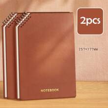 New Arrival Premium Loose-Leaf Notebook, Creative Flip-Over Thick Hardcover Minimalist Notebook, Student Note-Taking Practice Book, Office Meeting Notepad