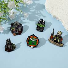 Juego de 1/5 broches de dibujos animados de Disney Personalizados Soldado Esmalte Pin Mochila Ropa Joyería Insignia de Metal Accesorios Un regalo para amigos