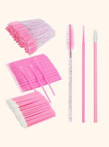 Eyelash Extension Kit Disposable Micro-Cleaning Swab Brush With Eyelash Brush Lip Brush Mascara Wand Applicator Eyelash Extension Kit Beauty Wand Kit Beauty & Personal Care150/300/450/600pcs
