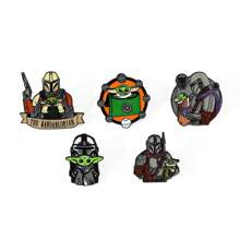 Juego de 1/5 broches de dibujos animados de Disney Personalizados Soldado Esmalte Pin Mochila Ropa Joyería Insignia de Metal Accesorios Un regalo para amigos