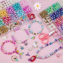 完整的 DIY 配件套件、串珠手链、珍珠串、珠宝制作用品