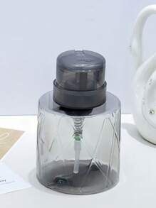 klimonla 500ml High Capacity Nail Polish Dispenser Bottle, Alcohol Liquid Distributor, Suitable For Nail Polish Remover And Liquid Storage (Highly Transparent Design) - Clear - View 7