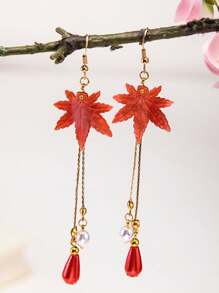 2pcs Creative Fashion Flower Earrings, Daily Decoration Accessories, Girls' Festivals, Birthdays, Parties, Anniversary Commemorative Gifts