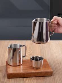 Bình tạo bọt sữa 12oz, vòi phun hơi nước cho máy pha cà phê espresso, bình hấp sữa bằng thép không gỉ để tạo hình cappuccino latte art, kèm bút trang trí, thích hợp cho mùa tựu trường. - Nhiều màu - Xem 2