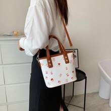 New Fashion Women Handbag Bucket Shape Shoulder Bag Crossbody Bag Texture
