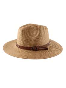 Nouvelle casquette à visière, chapeau plat de style rétro français pour homme, protection solaire pour les voyages à la plage d'été, grand bord de couleur unie, chapeau en polyester bohème coupe-vent avec protection UV, printemps/été