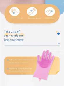 Pet Dog Cat Bath Gloves, Bath Brush, Pet Bath Massage Hair Removal Gloves, Scrubbing Brush, Hair Removal And Grooming Tool, Anti Scratch Silicone Bath Brush Supplies