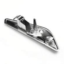 Front Fen-Der Side Panel Finisher Trim Chrome Left & Right For BMW 51117338569 - Silver - View 10