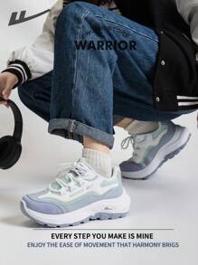 WARRIOR Warrior Comfortable Street Style Chunky Shoes For WomenSpring And SummerLightweight Comfortable Breathable Running Shoes Modest Style Casual Yet Sleek Sneakers Applicable Throughout The Year Wear-Resisting All-Day Wear Training Sneakers Little White Shoes