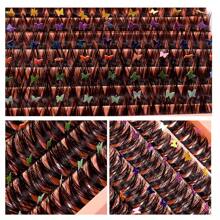 63pcs/Set Butterfly-Shaped Mink Lashes With High Capacity, Segmented False Eyelashes Decoration, Popular Item