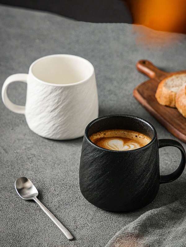 1 pezzo Tazza da acqua semplice, tazza da caffè grande per la colazione, tazza da bere, tazza da tè per ristoranti, tazza per la casa, tazza per il ritorno a scuola