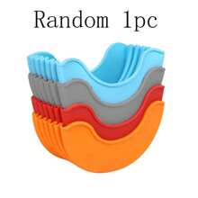 4pcs Reusable Expandable Hamburger Rack, Silicone Holder, Burger Tool Rack, Storage Rack, Kitchen Storage Box, Makes Delicious Burgers Easier - Multicolor - View 8