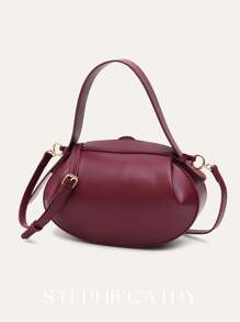 STEPHIECATHY Bolso de mano de mujer con diseño de rugby de de PU, de gran capacidad, tipo bandolera y asa superior, elegante para uso diario, trabajo y viaje