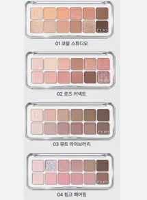 Clio Pro Eye Palette Air,Each Containing 12 Wearable, Eye-Catching Shades In Glitter, Shimmer, And Matte Finishes - 02 Rose Connect - View 7