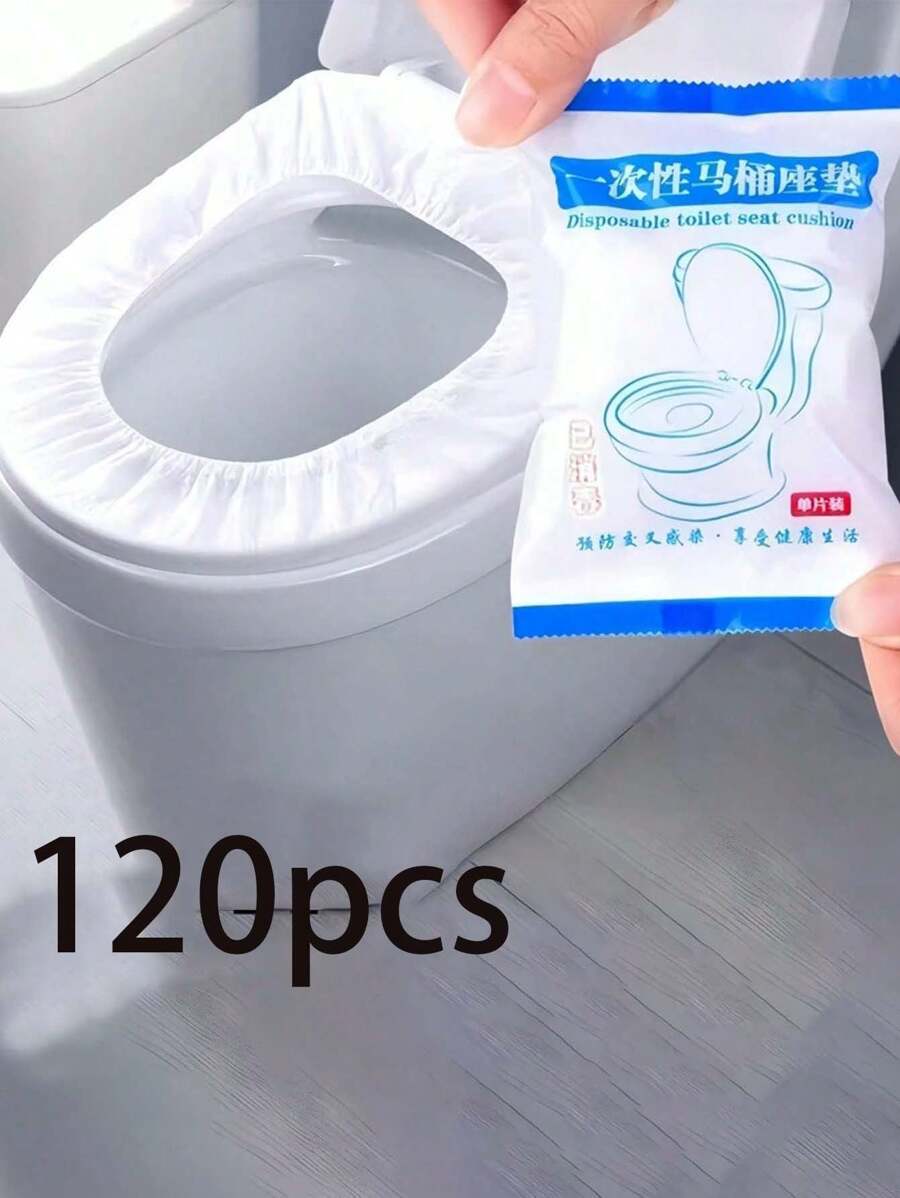 200pcs Toilet Pad, Flushable Paper Toilet Pad, Essential Travel Accessory, Dissolvable Paper Toilet Pad For Airplanes, Travel, Public Restrooms, And Camping Rapidly Disintegrates, Lightweight And Hygienic,Toilet Supplies, Toilet Accessories, Travel Accessories