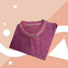 Suéter calientito para bebe niña - Rosa coral - Ver 4