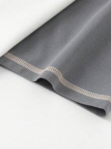 Balabala Kids' Cooling Pajama Set, Soft & Breathable Summer Sleepwear - Gray Tone - View 8