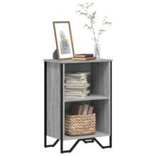 vidaXL Libreria Grigio Sonoma 50x31x74,5 cm in Legno Multistrato