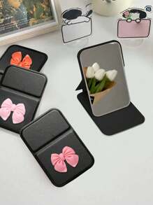 Gương mỹ phẩm cầm tay mini có thể gập lại hình hoa hồng cam tím, Gương mỹ phẩm cầm tay, Joker đen, Gương mỹ phẩm đứng, Gương du lịch, Sản phẩm làm đẹp, Gương mỹ phẩm để bàn, Gương để bàn hình chữ nhật nhỏ gọn có thể gập lại Gương mỹ phẩm đơn giản nhỏ gọn, Gương mỹ phẩm cầm tay du lịch Thích hợp cho phụ nữ làm quà tặng - Món quà tuyệt vời nhất cho mẹ và giáo viên. - màu đen - Xem 4