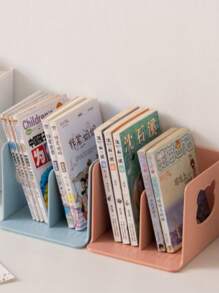 1 szt. Lihe 951 Little Bear Desktop Book Standing Multi-Functional Storage ShelfProsta i słodka półka do przechowywaniaDesktop Portable Shelf