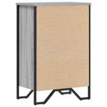 vidaXL Libreria Grigio Sonoma 50x31x74,5 cm in Legno Multistrato