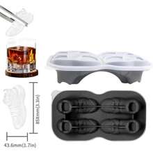 1 Pc 3D Shoe-Shaped Silicone Mold Ice Tray, For Whiskey Lovers And Bartenders