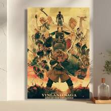 Framed Vinland Saga Anime Canvas Art Poster - Japanese Manga-Inspired Wall Decor,  - Perfect For Bedroom, Home Office, Or Gym Aesthetics, Perfect For Room Decor - Framed - View 2