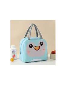 1pc Printed Lunch Bag, Aluminum Foil Insulated Portable Portable Lunch Bag, Waterproof Portable Design, Suitable For School And Office Use - Keep Food Fresh And Delicious, Bento Bags, Tote Bags, Kitchen Picnic Food Storage Bags, Back To School, Outdoor Carrying Bag