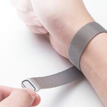 1 PIEZA Correa de bucle milanes compatible con Huawei Watch FIT 3, correa magnética de acero inoxidable compatible con accesorios de reloj inteligente Fit3
