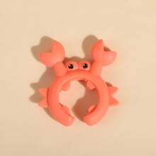 1pc Crab Shaped Silicone Utensil Rest, Heat Resistant Kitchen Tool Holder, Indispensable Cooking Accessory - Multicolor - View 10