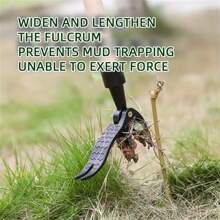 1pc Heavy Duty Aluminum Puller Tool Head, 4 Claw Steel Root Remover For Garden, Ergonomic Design With Comfortable Grip, For Yard And Garden Use (Handle Not Included)