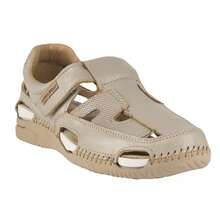 Women's Closed Sandal Outdoor Sole With Opening Low Heel Woven From Wolf Skin Only 1772 Sand Huarache Lady Casual - 米色 - 查看 6