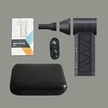 Jet Dry Mini Blower 130,000 RPM Portable Air Blower Super Jet Fan Turbo Black UK - Black - View 6