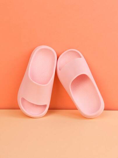 1 Pair Children/Kids Beach Style Sandals, Indoor Slip-Resistant Slip-On Slippers, Summer