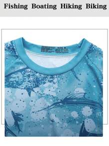 夏季男士钓鱼衬衫 高性能服装 钓鱼上衣 透气钓鱼衬衫 长款钓鱼服 双侧口袋 春季 - 彩色 - 查看 2