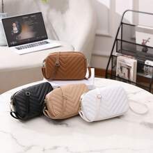 ¡Imprescindible! Bolso de bandolera acolchado de alta calidad, diseñado con esmero y versátil, que alberga fácilmente tus artículos esenciales diarios