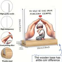 1 件，你的独奏让我快乐，非常适合家庭或办公室装饰、祈祷室装饰、基督教礼物、母亲节、父亲节、复活节 - C - 查看 3