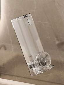 一体式无孔吸盘皂液器、沐浴露盒、沐浴露瓶、壁挂式洗手液瓶、按压式洗发水瓶、手动皂液器、酒店洗手液器、泡沫皂液器（返校） - 查看 9