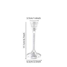 1pc/3pcs/12pcs European Style Acrylic Candle Holders, Dining Table Candle Cups, Wedding Decor, Candlelight Dinner, Fashionable Acrylic Candle Accessories