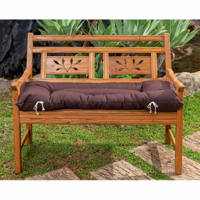 ENVIRONMENTAL TEXTILE WEALTH Amofada Futon grande Lisa decorativa para cadeira ou banco encosto/pallet