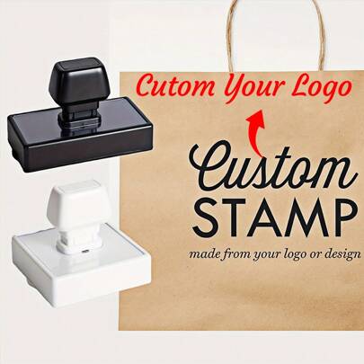 1pc Customized Large Size Logo Sketch Stamp, Multiple Sizes, Customizable Graphics, Name, Anniversary Date, Address, Portrait, Pet Stamp Back To School Multi-Functional,Compact,Seal,Reusable,No-Iron Contracted,Colorful,Cute,Funny,Kawaii,Modern,Cartoon Unique,Customized Self Inking Stamps Personalized,Name Stamps Personalized,Personalized Gifts For Women/Men Ideal Gifts For Him Her,Friends,Family,Workers For School,For Business/Work/Office