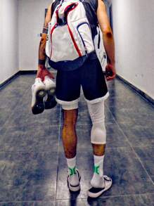 1 Pair/4 Pairs Unisex American Style Basketball Socks, Professional Grip, Moisture-Wicking Sports Socks - Multicolor - View 11