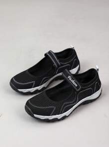 Zapatillas deportivas versátiles de dos colores para mujeres, antideslizantes y transpirables, aptas para todas las estaciones